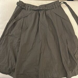 Odille for Anthropologie A-line Skirt With Braided Belt - 2